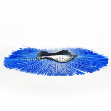 Ground Snow Removal Equipment PP Wavy Arc Blue Snow Sweeper Brush